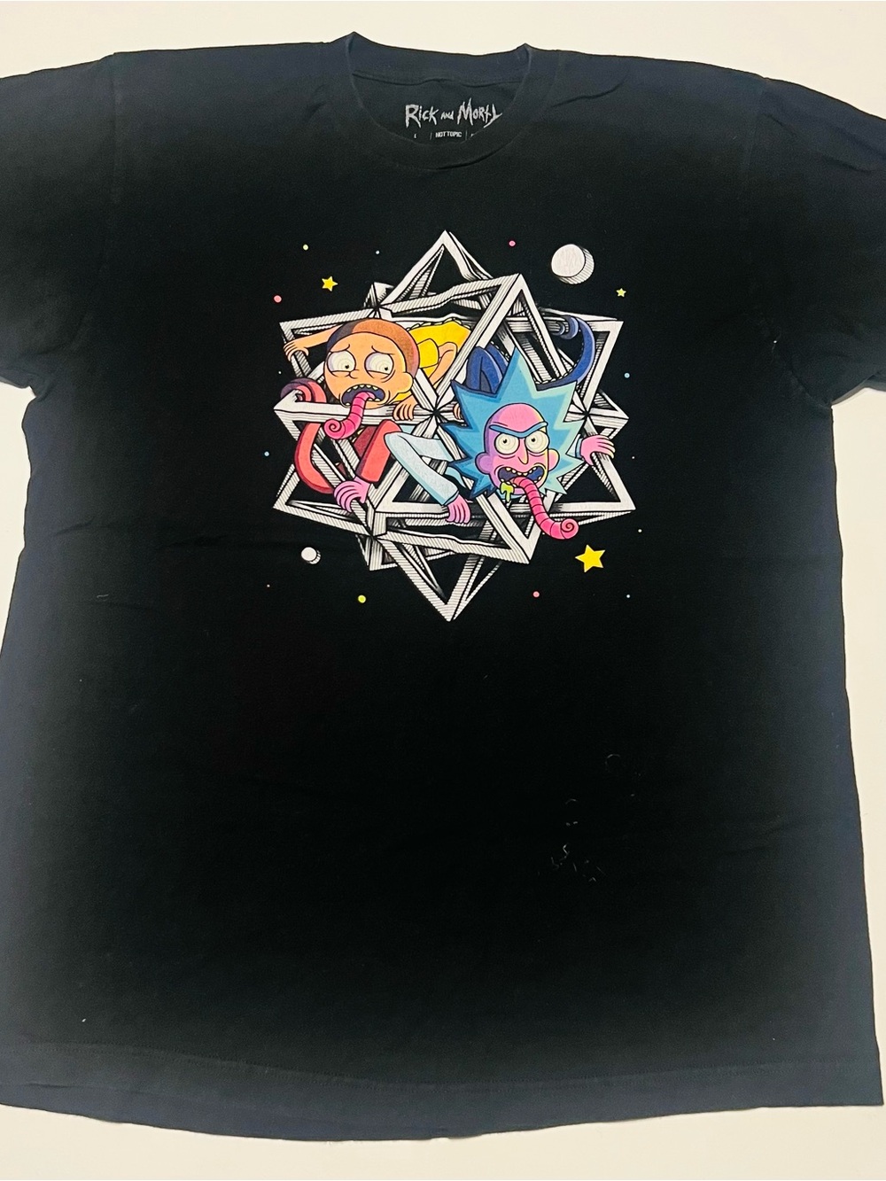Rick and Morty Black Graphic Short Sleeve Tee